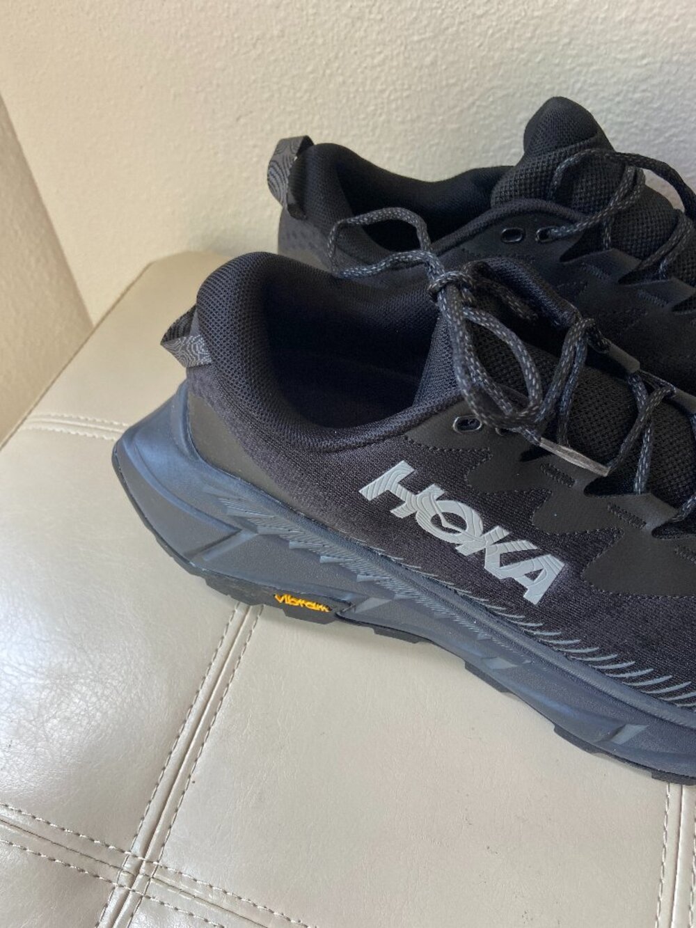 Hoka One One Skyline Float X Low Triple Black 1143430-BBLC Men's 11D - Picture 2 of 5